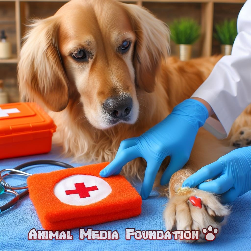 Dog's Paw is Injured